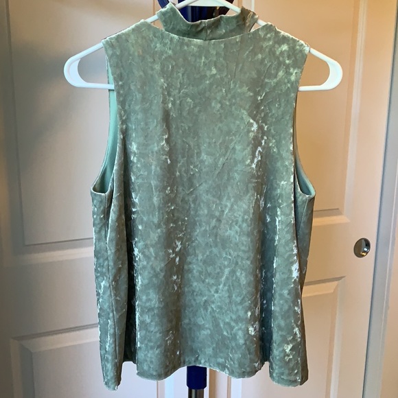 Design Lab crushed velvet top - Picture 3 of 4